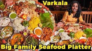 Big Family seafood Platter I Darjeeling Cafe I Varkala Beach I Tastee Kiruthiga