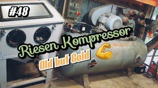 Sandstrahlkabine Cormak | Boge Kompessor | Stern-Dreieckschaltung | Sandstrahlen | oldtimer_junkie