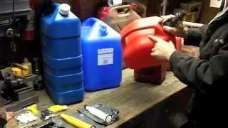 How To Fix New Style Gas And Water Cans