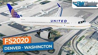 [MSFS 2020] Denver to Baltimore/Washington - Airbus A320neo United Airlines｜Drawyah