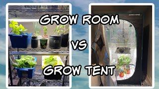 Best Indoor Growing System.   Which is Better - Grow Room vs Grow Tent?