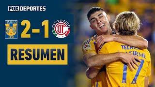  TIGRES, SEGUNDO LUGAR de cara a la LIGUILLA | Tigres 2-1 Toluca | HIGHLIGHTS | Liga MX