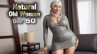 Natural Older Women Over 50 - Elegant Arabian Dresses & Abayas for Mature Women