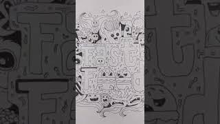 Doodle Art Fast Food Concept - Inspiration by : jarvis.kreatif #shorts #short #doodle #doodleart