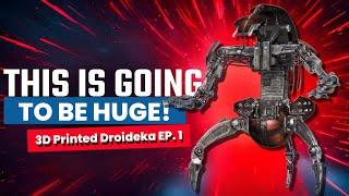 3D-Printed Droideka Build: Episode 1 – Starting with the Head!