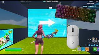 Apex Pro Mini + LOGITECH G PRO X Superlight 2 & 165fps ASMR Chill Keyboard ASMR Fortnite Gameplay