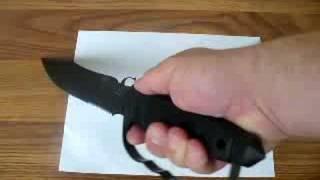 SOG Tigershark Elite 2.0 Knife TE-02 Demonstration