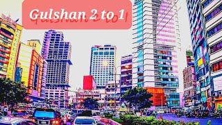 Dhaka City Gulshan 2 to 1 Magical Moto Drive Views ||