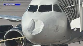 Dented Delta plane's nose causes passengers concern at DIA