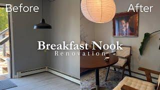 Small Breakfast nook DIY transformation | Home Reno series Ep 01