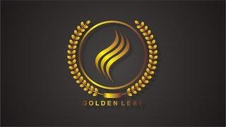 Golden Leaf Logo Design | CorelDraw Tutorial