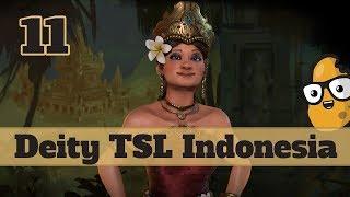 Civ 6 TSL Deity Indonesia 11 Let's Play - Dya Gitarja Tourism Kampungs on the Autumn Patch