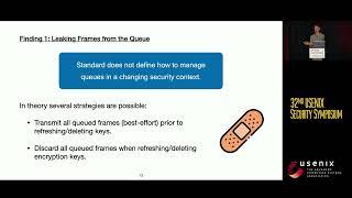 USENIX Security '23 - Framing Frames: Bypassing Wi-Fi Encryption by Manipulating Transmit Queues