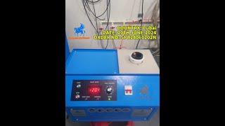 SuperbMelt Mini Gold Melting Furnace Test--SPB24061202N--Dubai