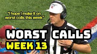 Top 5 Worst Calls | Ref highlights Week 13 | NFL Officiating 2019