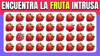 Encuentra el INTRUSO - Edicion Frutas  30 Niveles Facil, Medio, Dificil