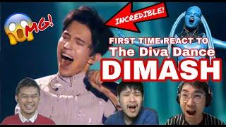 Dimash Kudaibergen - The Diva Dance - First Time REACTION! (Three Musketeers Reaction)