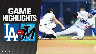 Dodgers vs. Marlins Game Highlights (9/18/24) | MLB Highlights