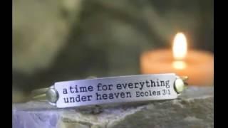 Sweet Romance Zen Bible Verse Bracelet - A Time For Everything Under Heaven Eccles 3:1