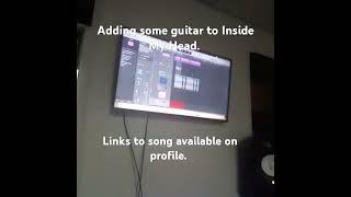 Recording guitars for song  Hyven - Inside My Head  #music #song #pop