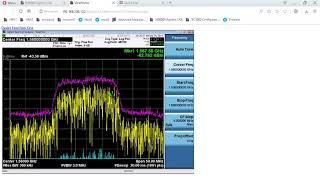 Spectrum analysis rbw vbw channel power