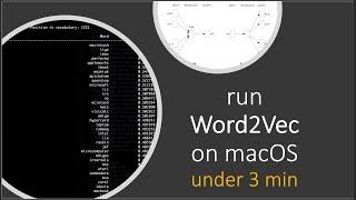 Run word2vec original source code written in c programming language on macOS