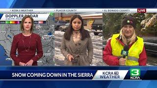 Sierra snow coverage | Spinouts shutdown traffic on I-80 and Highway 50