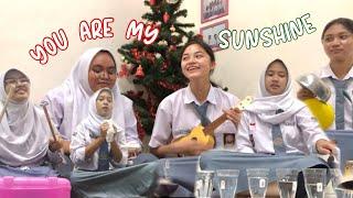 Musik kontemporer-you are my sunshine (tugas SeniBudaya XII) || VLOGMAS 1