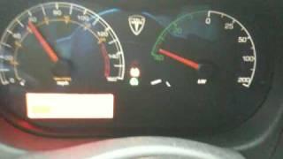 Tesla Roadster Sport 0-60 Instrument View