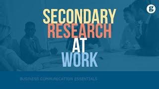 Secondary Research at Work