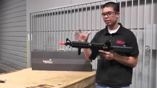 Airsoft GI Uncut - Lancer Tactical M4 CQBR MK18 AEG Airsoft Gun (Under 350 FPS)