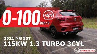 2021 MG ZST 0-100km/h & engine sound