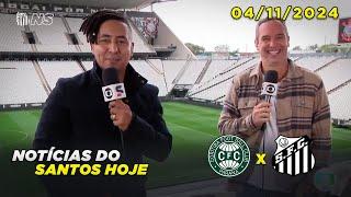 Globo Esporte SP | Coritiba x Santos | Primeiras notícias do Peixe | 04/11/2024