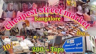 Commercial Street Bangalore ️| Where to shop | Shopping guide | Shivaji Nagar market 2024