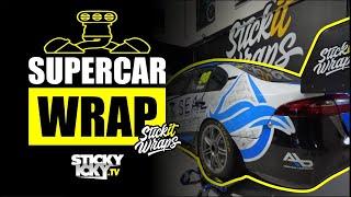 V8 SUPERCAR WRAPPED! Digital Printed Wrap Start to Finish at StickIt Wraps