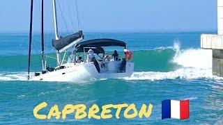 ️ DANGER ️ LE SURF EN BATEAU À CAPBRETON ÇA NE PASSE PAS TOUJOURS . @Alex.rolland