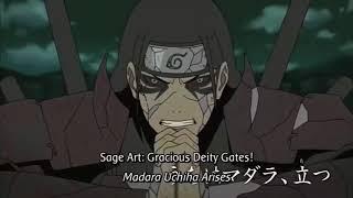 EDO MADARA VS EDO HASHIRAMA | NARUTO BATTLE