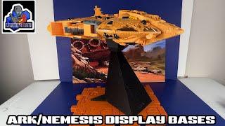 Transformers ARK and Nemesis 3d Printed Display Bases by Larkins Lair