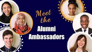 Alumni Ambassador Group: Their experience