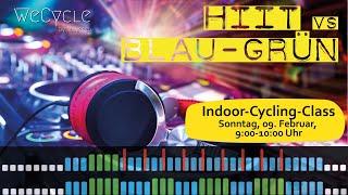 Manfreds Sonntags Indoor Cycling – Mixed Class: HIIT vs blau/grün (Vol 462) – vorgeradelt !