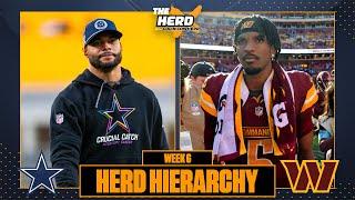 Herd Hierarchy: Cowboys return to Top 10, Commanders move to Top 5 in Week 6 | NFL | THE HERD