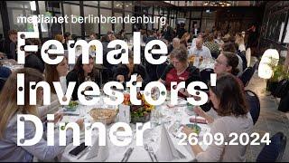 Das war das 2. medianet Female Investors' Dinner!