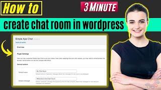 How to create chat room in wordpress 2024