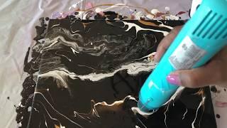 DIY Paint Pour Using Acrylic Set - Great Gifts To Give Any Occassion