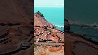 Ratnadurg Fort | Drone View | Ratnagiri Fort | Ratnagiri Maharashtra Tourism #Shorts