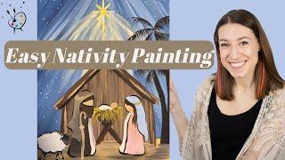 Beginner Nativity Painting