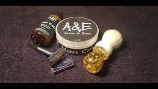 King.C.Gillette Razor - AP Shave Co. Brush - A&E Monte Carlo