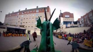 Batalla del drac Cremavila amb el cavaller Sant Jordi