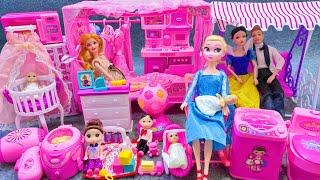 25 Minutes Satisfying With Unboxing Cute Barbie Princess Bedroom Mini Furniture Set ASMR｜Review Toys