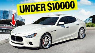 7 CHEAP Luxury Cars Under $10,000!